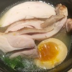 麺屋一燈 - 地鶏そば～名古屋コーチン(塩)＋小ライス