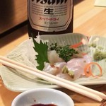 扇や - ヒラメ造り