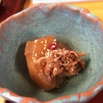Ajino Obanzai - 小鉢（大根と豚肉の煮物）