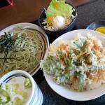 そば処 井むら - ミニ穴子丼セット