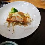 Kominithikicchinfiru - 秋鮭の味噌チーズ焼き　アップ