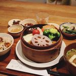 3.季節のせいろ蒸しごはん