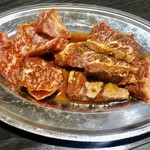 Yakiniku Koshiki - 特サガロース（１２００円）ハラミ サガリ（７５０円 ※米国産）