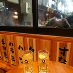 串八珍 - 外の立ち飲みより店内方面