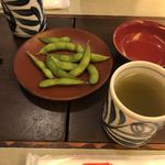 Membou Tsuru Tsuru Meishinkan - お茶うけの枝豆