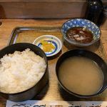 天ぷら しんどう - 美味しいご飯と味噌汁はおかわりできます！