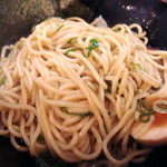 麺家りょうま本堂 - 混ぜ合わせたあぶらそば（2019年10月）