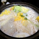 焼鳥・元気 - グツグツ、グツグツ、煮立ってきましたよ。