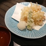 郷土料理かどや - タコの天ぷら