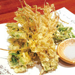 土風炉 - 料理写真:せり天ぷら