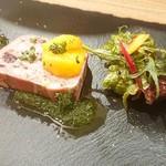 生パスタ専門店 レヴァーロ - パテドカンパーニュ 柿のせ