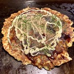 Okonomiyaki Kacchan - 今回は割と思い通りに焼けた。