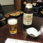 神田まつや - ビール・蕎麦味噌