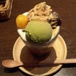 kawara CAFE＆DINING - kawara抹茶パフェ