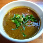 麺屋 高橋 - みそつけ麺つけ汁のアップ