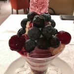 資生堂パーラー - 岐阜県 揖斐郡産 ブルーベリーのパフェ
