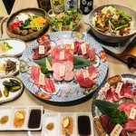 やきにく熟成肉のおおやま - 飲み放題付きコース４０００円(税込)