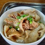 麺屋八代 - 塩豚丼(小)アップ