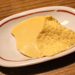 手造りそば 打墨庵 加瀬 - 卵豆腐（お通し）