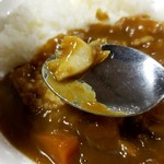 Ramen Chako - ホッキラーメン＆半ホッキカレー セットのカレーに入っていたホッキはこれだけ…