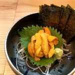 旬魚菜 plus 伊賀牛 ～悠～ - ウニ造り　1580円