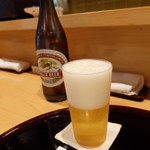 割烹 山路 - 瓶ビール