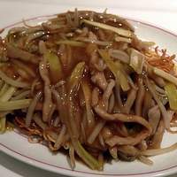 中国飯店 市ヶ谷店 - 韮王肉青絲八炒麺（小盆） （￥1260）