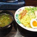 浦咲ラーメン駅前 - 焼あご塩つけ麺（大盛）