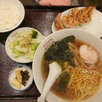 つくばや - ラーメンセット