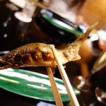 京都 吉兆 - 「鮎の塩焼き」アップ