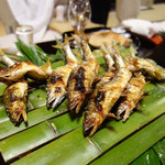 京都 吉兆 - 「鮎の塩焼き」