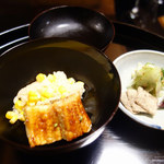 京都 吉兆 - 「鰻と玉蜀黍のご飯」