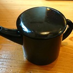 手打ちそば さくら - 蕎麦湯です