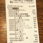 ディオ - レシート(2019.10.23)