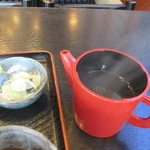 Yabu soba - 蕎麦湯