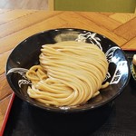 松戸富田麺桜 - 甘エビ特製全部入りつけ麺の麺