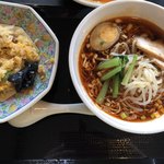 出雲翠苑 - サンラー麺とミニチャーハンのセット
