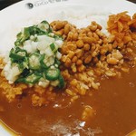 CoCo壱番屋 - 納豆カレー＋オクラ山芋