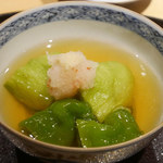 馳走 啐啄一十  - 「京都の万願寺唐辛子と茄子の揚げびたし」