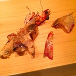 鮨 尚充 - 車海老の殻