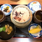 くろしお - たこ釜飯(たこコース 2,800yen)