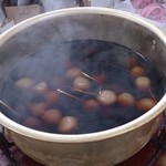 山の売店 六十里 - 料理写真:玉こんにゃく