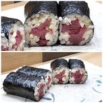 鮨旬美西川 - 追加で「鉄火巻」・・鮪タップリで、美味しいと。
