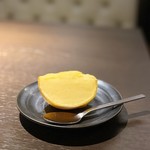 松阪牛 焼肉のGANSAN - オレンジシャーベット