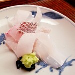 緒方 - 真鯛と障泥烏賊