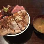 Bonten Gyokou - 肉丼愛盛  ご飯大盛 1200えん税込