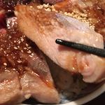 ぼんてん漁港 - 肉丼愛盛の豚肉