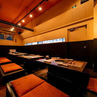 最大34名様まで大人数の会食にも対応