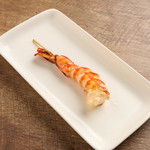 Salt-grilled large shrimp
