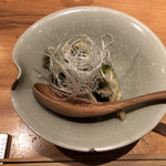 Ginza Kan - 牡蠣と丸なすの揚げだし